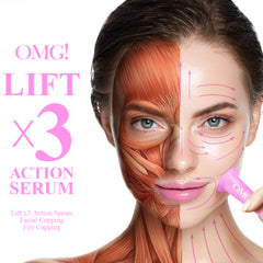 OMG! LIFT X3 ACTION<br>SERUM W/ CUPPING KIT - DOUBLE DARE