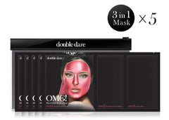 OMG! Platinum Hot Pink Facial Mask Kit - DOUBLE DARE