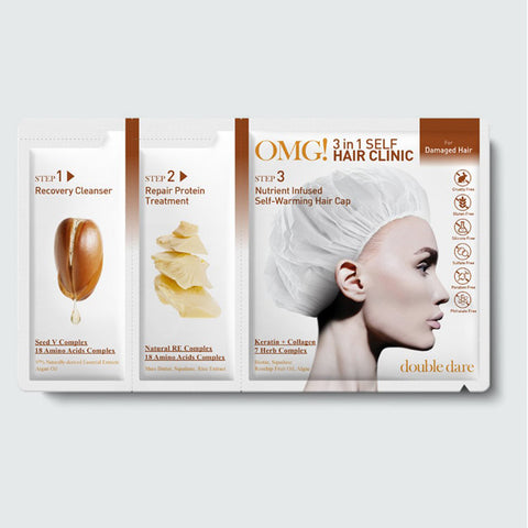 OMG! 3in1 Self HAIR <br> CLINIC for Damaged Hair - DOUBLE DARE