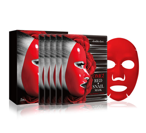 OMG! RED + SNAIL MASK - DOUBLE DARE
