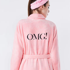OMG! Spa Robe Pink - DOUBLE DARE