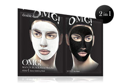 OMG! Man In Black Facial Mask Kit - DOUBLE DARE
