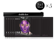 OMG! Platinum Purple Facial Mask Kit - DOUBLE DARE