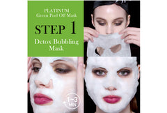 OMG! Platinum Green Facial Mask Kit - DOUBLE DARE
