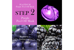 OMG! Platinum Purple Facial Mask Kit - DOUBLE DARE